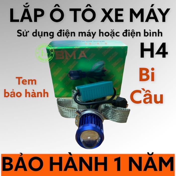 ❃☂❃ đèn led bi cầu h4 BMA-DPL-V1,đèn led cos vàng pha trắng chính hãng siêu sáng bảo hành 1 năm gắn pha xe máy Thanh Khang.