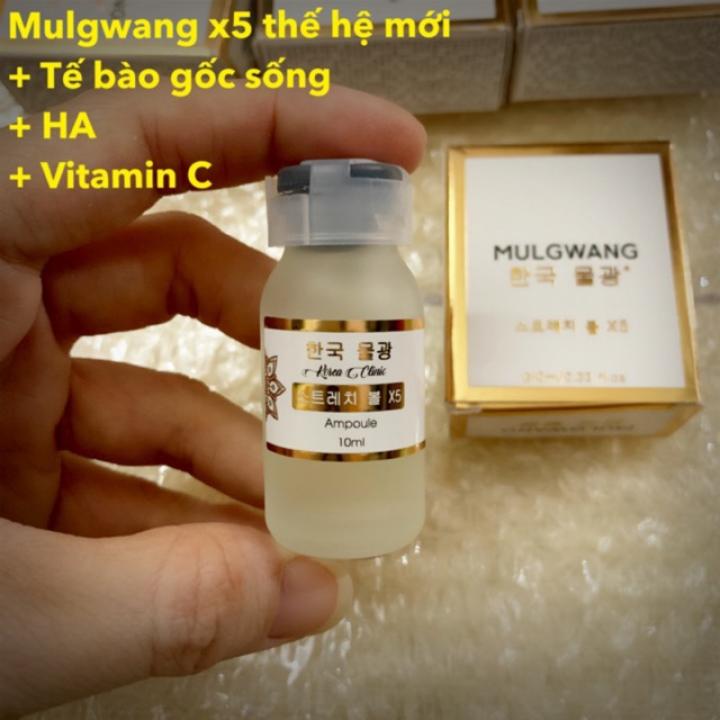 Tinh chất siêu căng bóng mulgwang X5 hàn quốc, Căng bóng Mulwang x5 thế hệ mới giúp Làn da của bạn sẽ trẻ thêm tuổi chỉ sau một lần sử dụng liệu trình