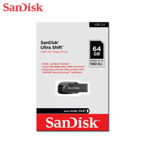 USB 3.0 SanDisk Ultra Shift CZ410 32GB / 64GB / 128GB / 256GB 100MB/s 