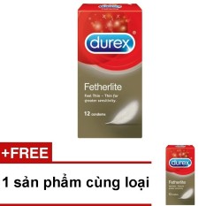 Địa Chỉ Bán Bao cao su Durex Fertherlite Ultima 12 bao + Tặng 1 hộp cùng loại  