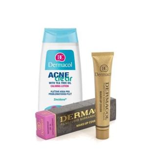 Bộ 3: DERMACOL MAKE UP COVER + ACNECLEAR CALMING LOTION  