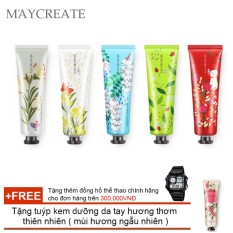 Nơi Bán Bộ 5 tuýp kem dưỡng da tay MayCreate – 30g ( 05 tuýp ngẫu nhiên ) + Tặng mặt nạ siêu cấp ẩm Maycreate