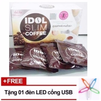 Cà phê giảm cân Idol Slim Coffee + Tặng 1 đèn Led cổng USB (Màu ngẫu nhiên)  