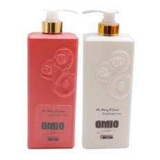 Nơi Bán Combo 2 chai sữa tắm OMIO chống nắng dưỡng da tinh chất hoa hồng và hương sữa 800ml (Đỏ+Trắng)