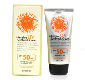 Kem Chống Nắng 3W Clinic Intensive UV sunblock cream review 70ml  