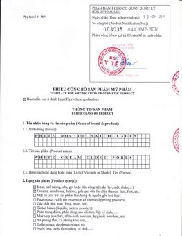 Kem Dưỡng Trắng - Se Khít Lỗ Chân Lông White Doctor Naicollagen 22g April 2018 - 2 Kem dưỡng trắng - Se khít lỗ chân lông White Doctor Naicollagen 22g - 2