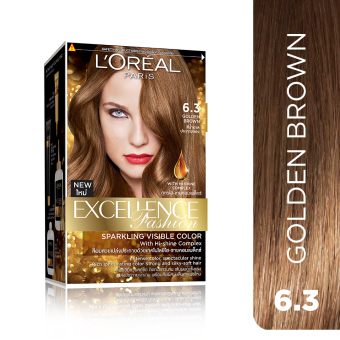 Kem nhuộm dưỡng tóc L'Oreal Paris Excellence Fashion màu #6.3 172ml (Nâu vàng)  