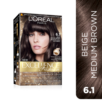 Kem nhuộm dưỡng tóc L'Oreal Paris Excellence Fashion màu #6.1 172ml (Nâu khói)  
