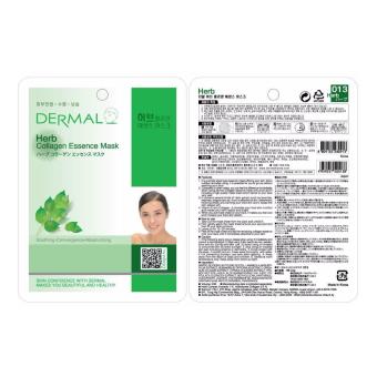Mặt Nạ Dưỡng Da Tinh Chất Thảo Mộc Dermal Herb Collagen Essence Mask 23g April 2018 - 2 Mặt nạ dưỡng da tinh chất thảo mộc Dermal Herb Collagen Essence Mask 23g - 2