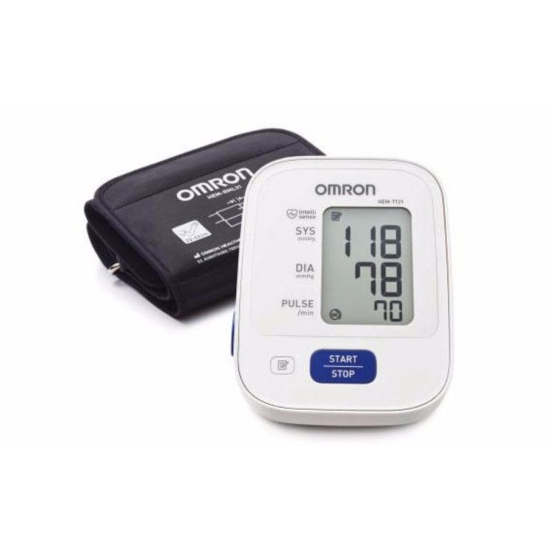 Máy đo huyết áp bắp tay Nhật bản Omron HEM-7121 (Trắng) bán chạy