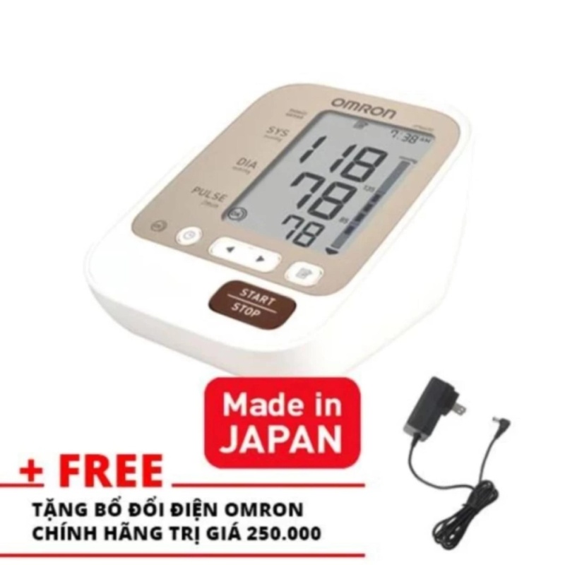 Nơi bán Máy đo huyết áp bắp tay Omron JPN600 + Tặng kèm 1 bộ đổi nguồn Omron