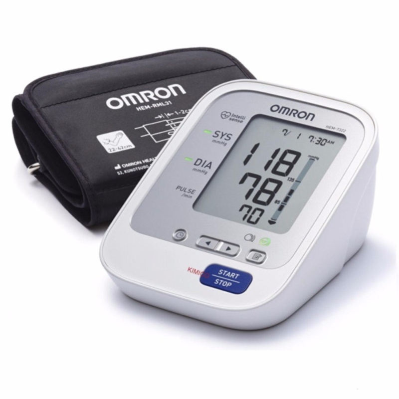 Nơi bán MÁY ĐO HUYẾT ÁP BẮP TAY TỰ ĐỘNG OMRON HEM 7322