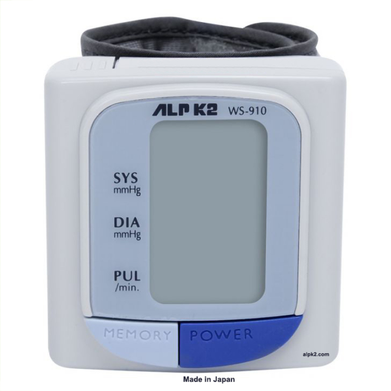 Nơi bán Máy đo huyết áp cổ tay ALPK2 WS-910 (Trắng phối xanh)
