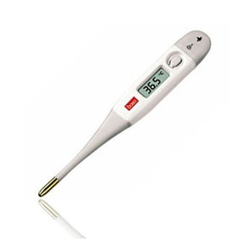 Nhiệt kế điện tử an toàn cho Bé + Tặng 01 bộ 4 dụng cụ búi tóc + Tặng 01 kìm cắt móng tay và dụng cụ lấy ráy tai có đèn bán chạy