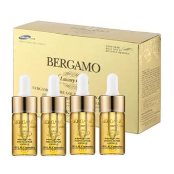 Set tinh chất trị mụn - dưỡng trắng - tái tạo da Bergamo Luxury Gold Collagen And Caviar 13ml/chai x...