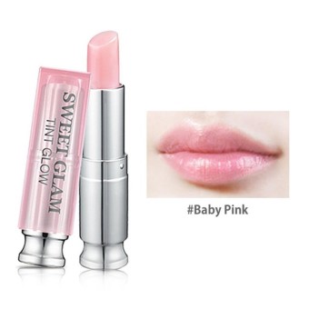 Son dưỡng môi có màu Secret Kiss Sweet Glam Tint Glow 3.5g #Baby Pink (Hồng nhạt)  