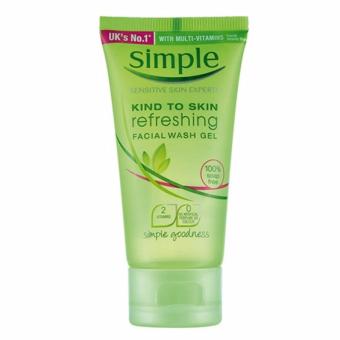 Sữa Rửa Mặt Simple Kind To Skin Refreshing Facial Wash Gel Dành Cho Da Nhạy Cảm 150ml  