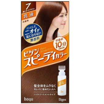 Thuốc nhuộm tóc Nhật Bản Bigen Hoyu Số 7 ( Nâu đen )  