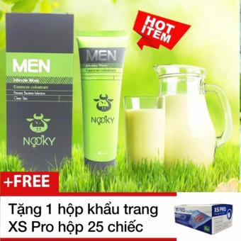 Tinh chất vệ sinh vùng kín dành cho Nam NOOKY sữa non 80ml + Tặng 1 hộp khẩu trang XS...