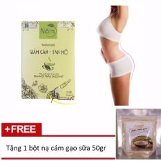 Giá Sốc Trà Giảm Cân – Tan Mỡ Nấm Liệu Trình 15 Ngày + Tặng 1 bột cáo gạo nguyên chất 50gr