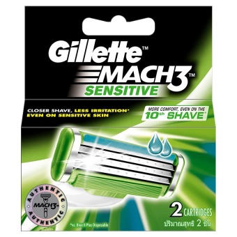 Vỉ 2 lưỡi dao Gillette Mach3 Sensitive  