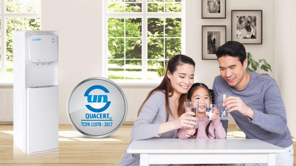 Cây nước nóng lạnh hút bình Karofi HC19 Cây nước nóng lạnh hút bình Karofi HC19