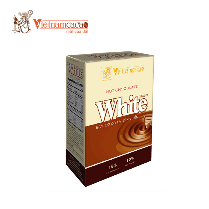 [hcm]bột socola hot cung cấp sắt canxi vitamin tốt cho da và tốt cho sức khỏe - hộp 300g - vinacacao 3