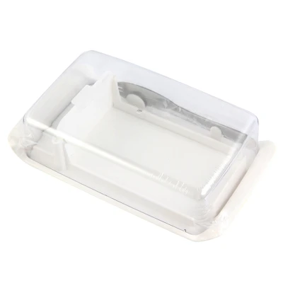 Butter Container Cheese Server Sealing Storage Keeper Tray with Lid Kitchen Dinnerware for Cutting Food Butter Box (2)