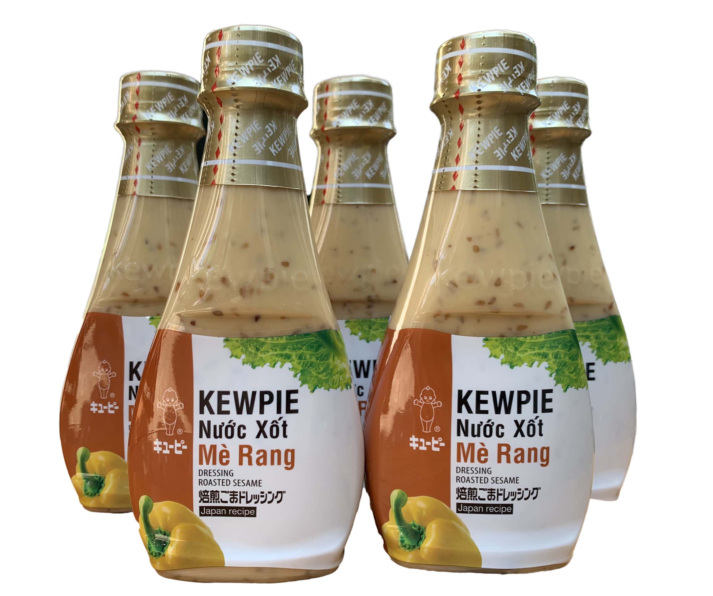 Nước xốt mè rang Kewpie NGON1 - gia vị tuyệt vời cho các món nộm rau củ, salad (chai 210ml nhỏ gọn tiện lợi)