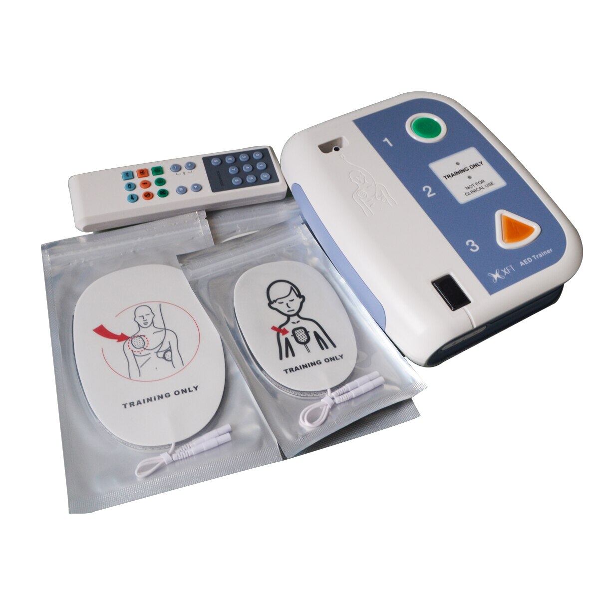 Aed Trainer 120C+XFT First Aid Device Automated External Defibrillator Teaching Cpr Training Emergency Rescue Bilingual Teach