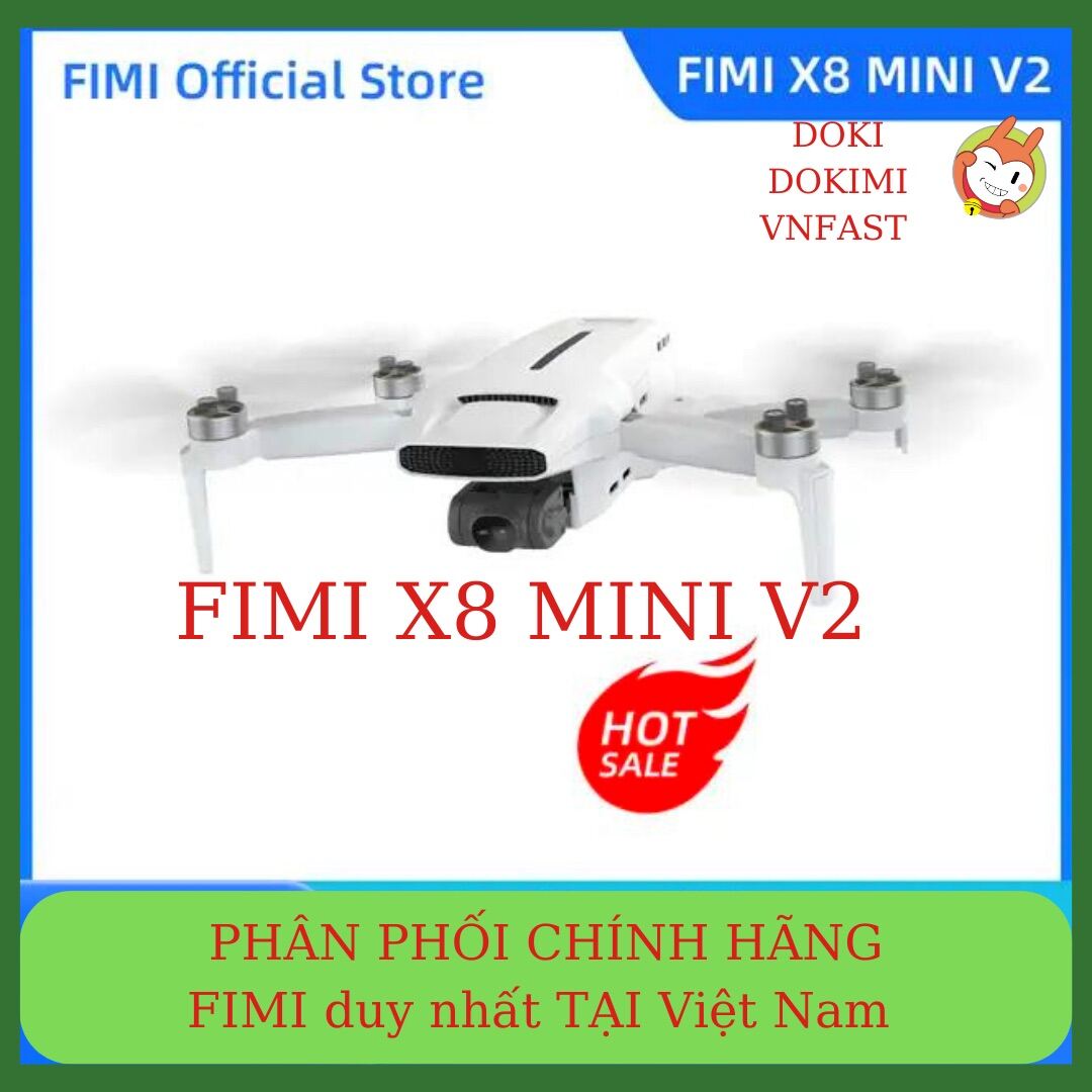 Flycam FIMI X8 Mini v2 2023 4K gimbal trục 9km BH 12T