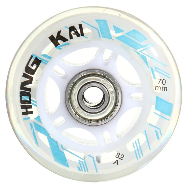 Mua 4 Pcs 70mm 82A Replacement Wheels Rollerblade Skating Inline Skate Shoes White - intl