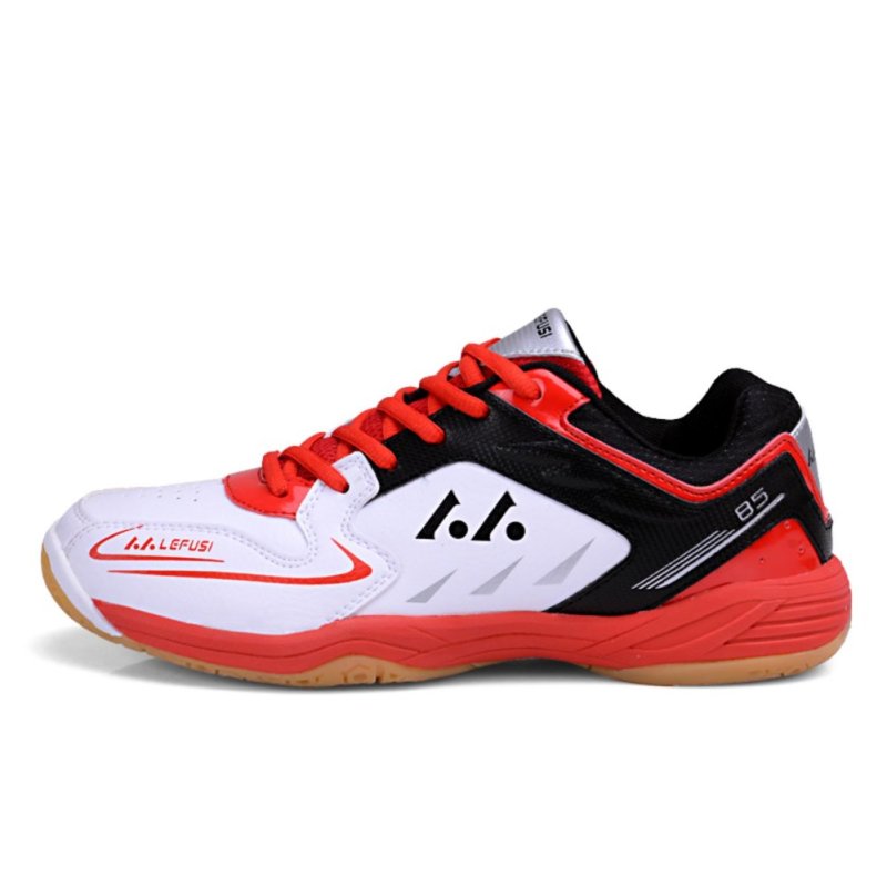 Badminton Shoes Couples Badminton Sneaker Indoor Sport Tennis Shoes
(Red) - intl