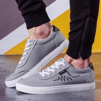 Giày Thể Thao Sneaker Nam Sành điệu (Xám) April 2018 - 2 Giày thể thao Sneaker nam sành điệu (Xám) - 2