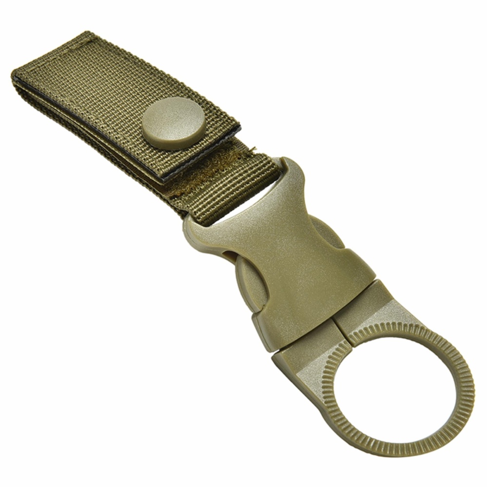 Key Hook Tactical Molle Hanging Belt Carabiner Webbing Water Bottle Buckle Clip - intl