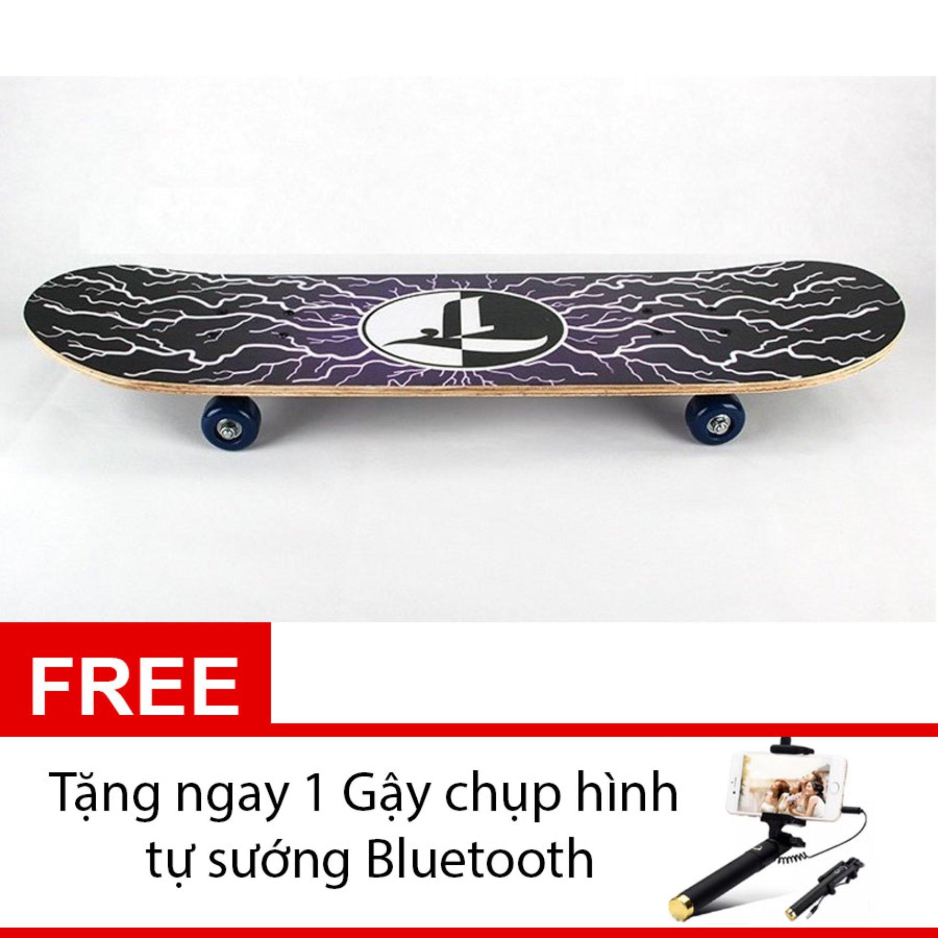 Ván trượt thể thao cao cấp chịu tải 100kg + Tặng ngay 1 Gậy chụp hình tự sướng bluetooth