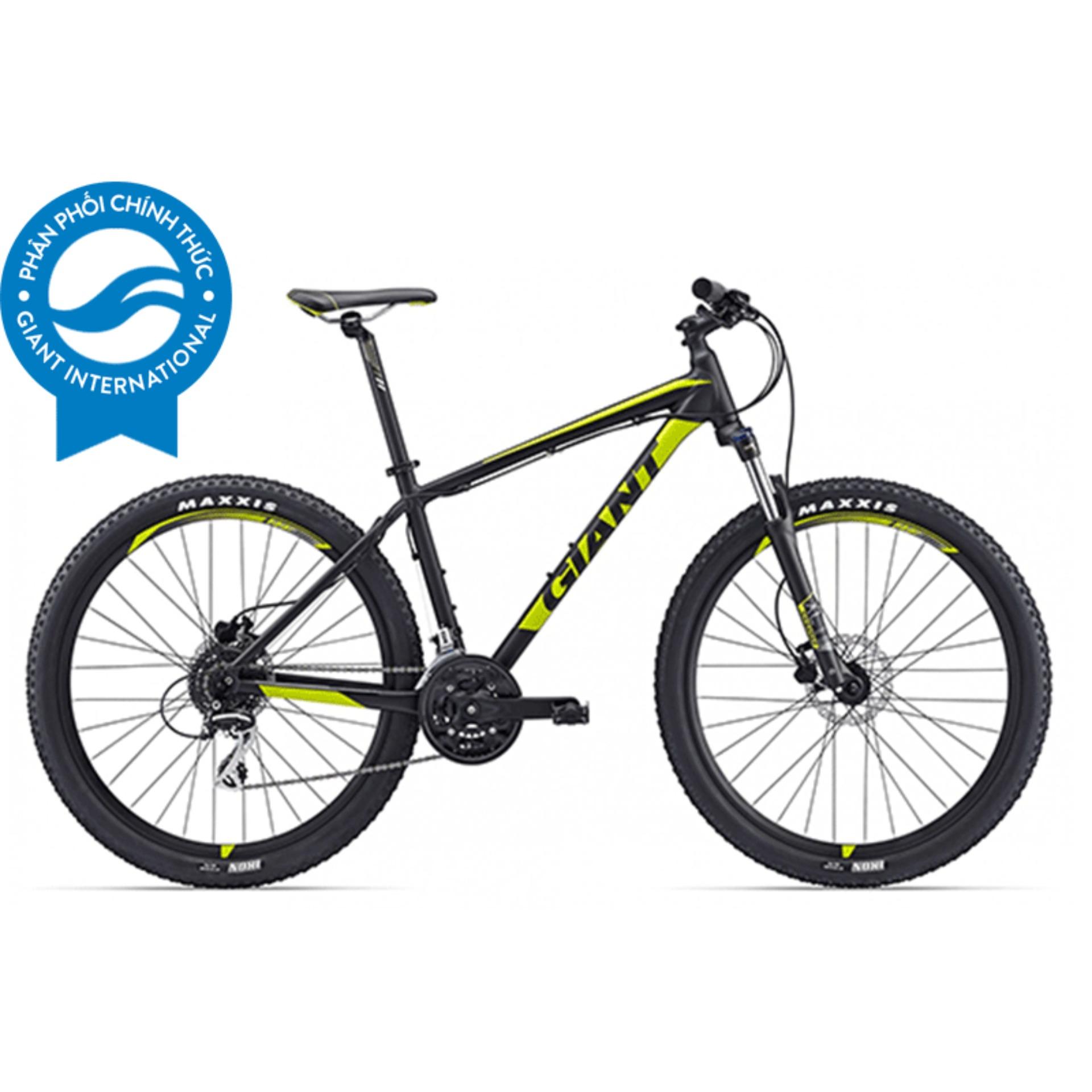 Xe đạp địa hình GIANT TALON 3 - Size M (Đen/Xanh lá)