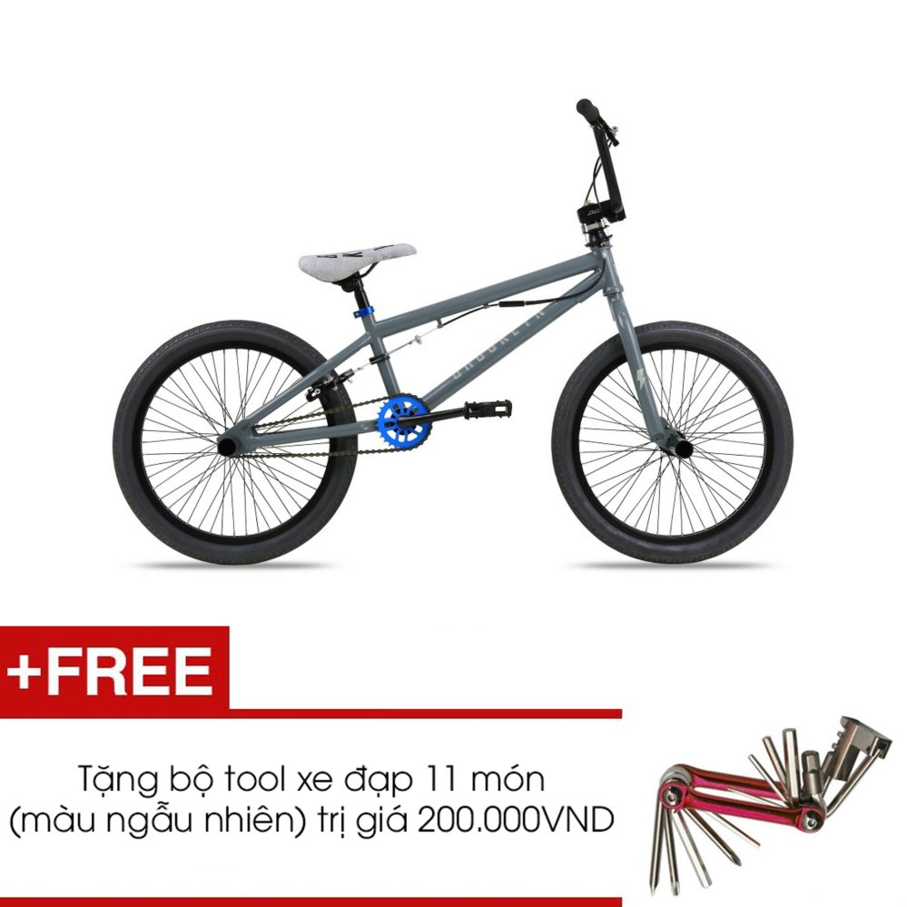 Xe đạp địa hình Jett Brooklyn Gray 2016 + Tặng 1 bộ Tool xe đạp 11 món màu sắc ngẫu nhiên