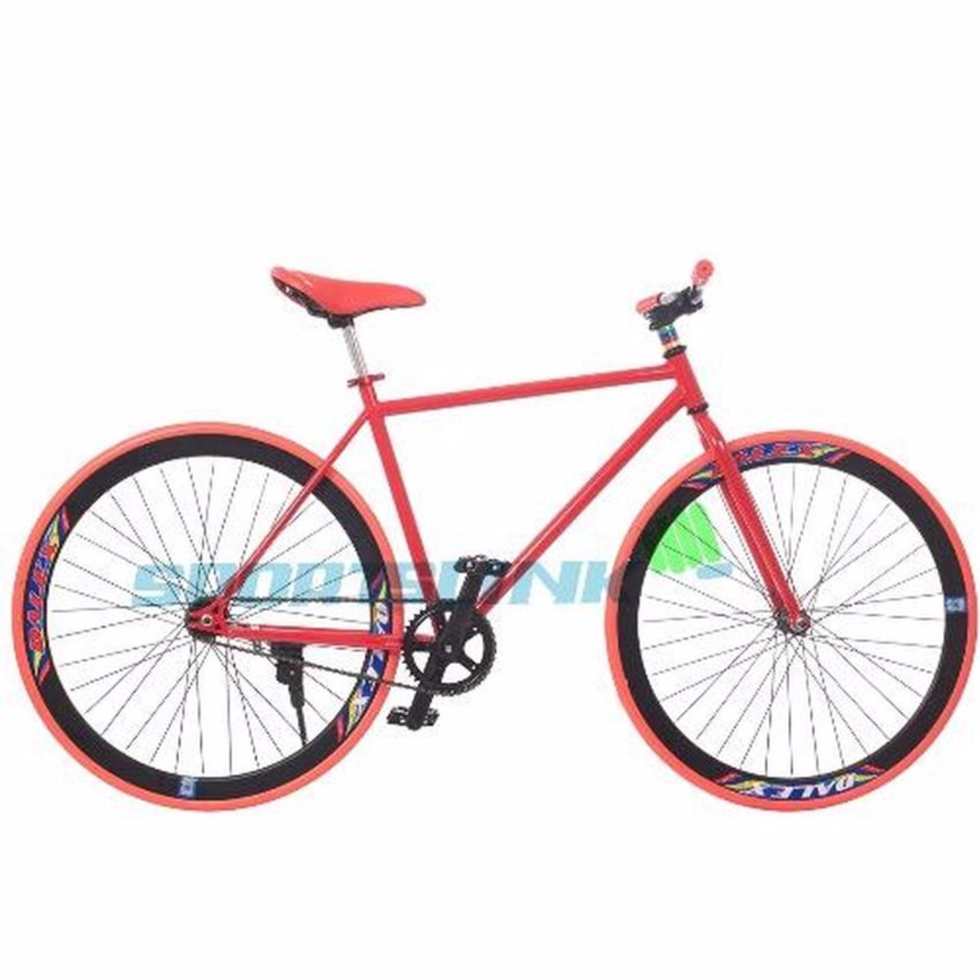 Xe đạp Fixed Gear Single (Đỏ phối đen) - SAMSUNG CONNECT