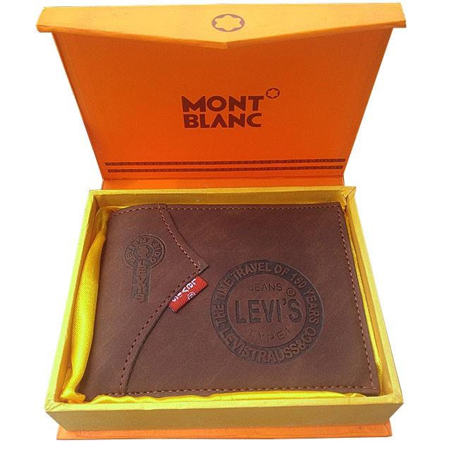 Ví nam, bóp da nam Trẻ Trung - Năng Động, 3 ngăn chính đựng tiền và nhiều nhiều ngăn nhỏ đựng giấy tờ ( Mẫu VNLEVIS 1 )