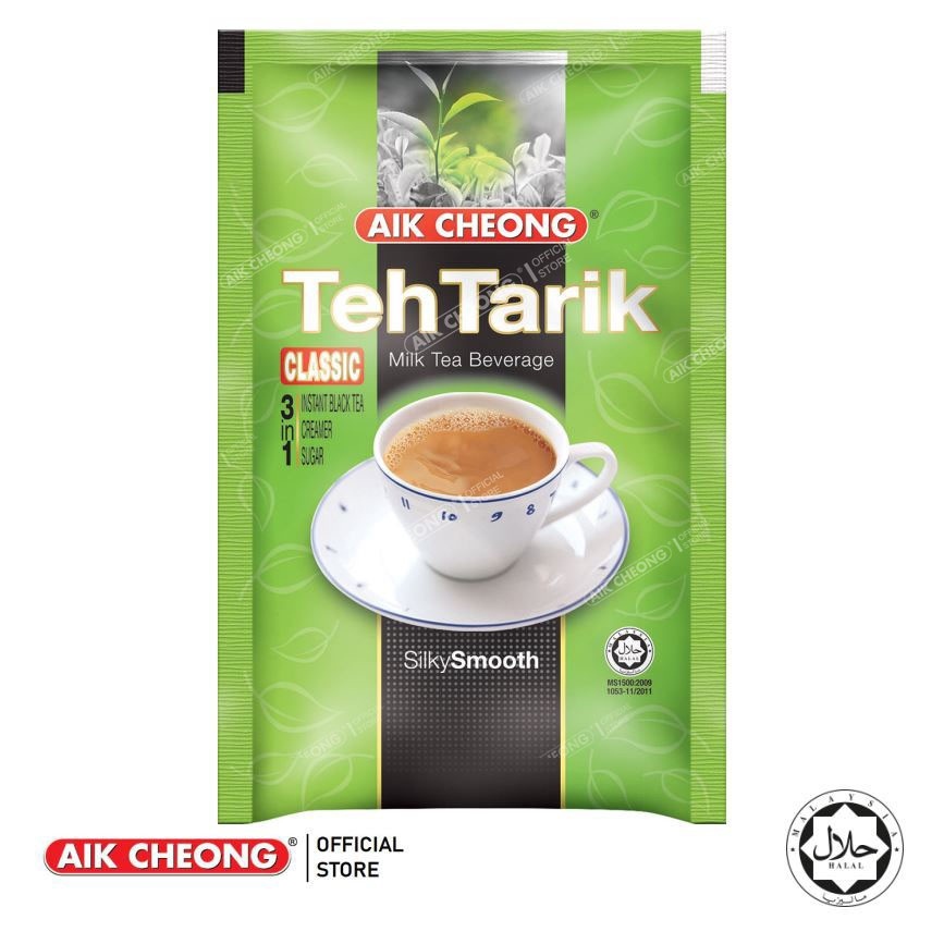 trà sữa teh tarik vị cổ điển aik cheong malaysia - teh tarik classic 3 in 1 - 600g (15 gói x 40g) 4