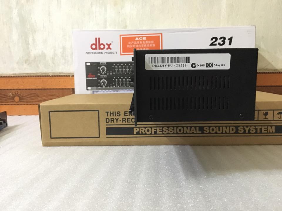 Lọc xì dbx 231 tặng kèm 2 dây canon - lọc âm thanh chất lượng