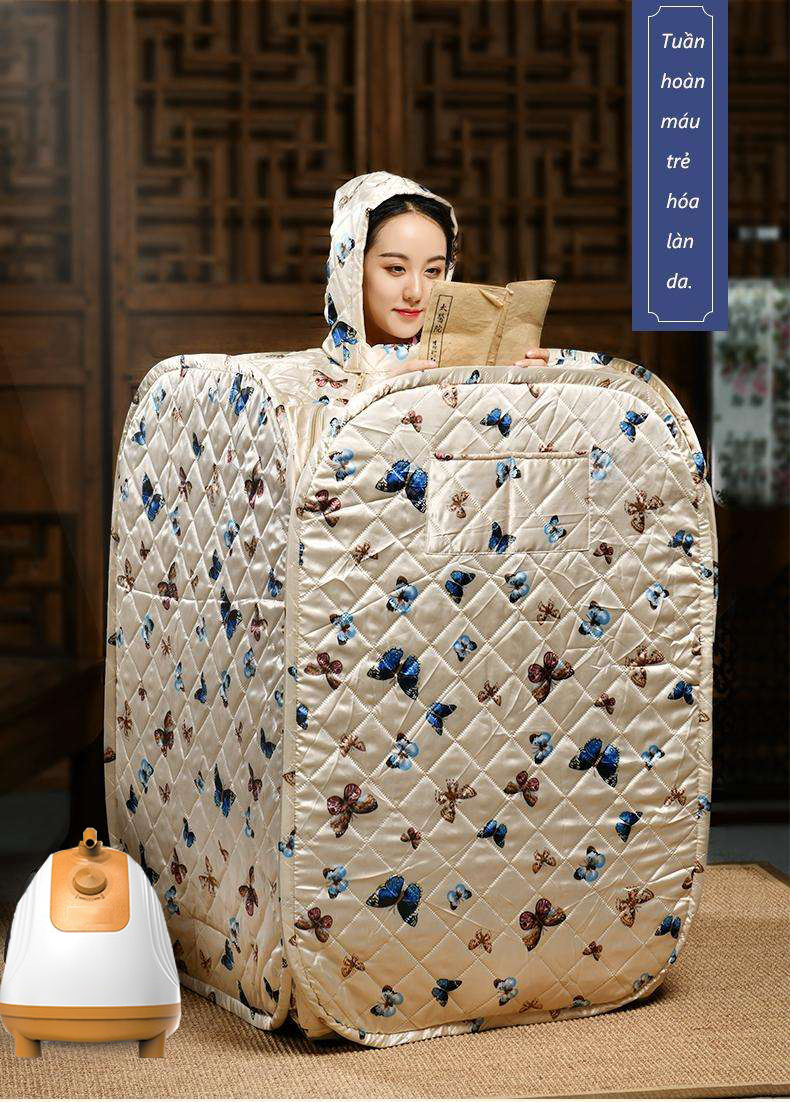 Lều Xông Hơi Tự Bung Buồng xông tắm hơi gia dụng toàn thân toát mồ hôi đào thải độc tố khỏi cơ thể - Cho Detox & Cabin Giảm Cân Bảo Quản Sức Khỏe SPA Phòng Gia Đình