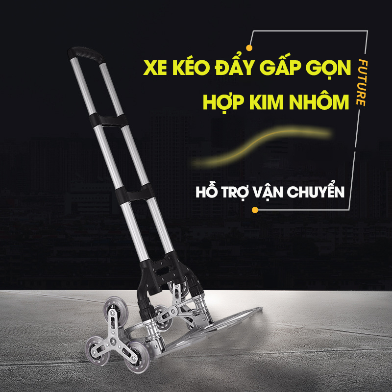 Xe Kéo Đẩy Gấp Gọn Đa Năng XK02