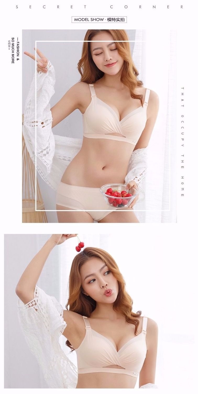 Super 8 cm thick together small cup flat-chested 8 cm bras girl sexy adjusting thickening underwear without steel ring 10