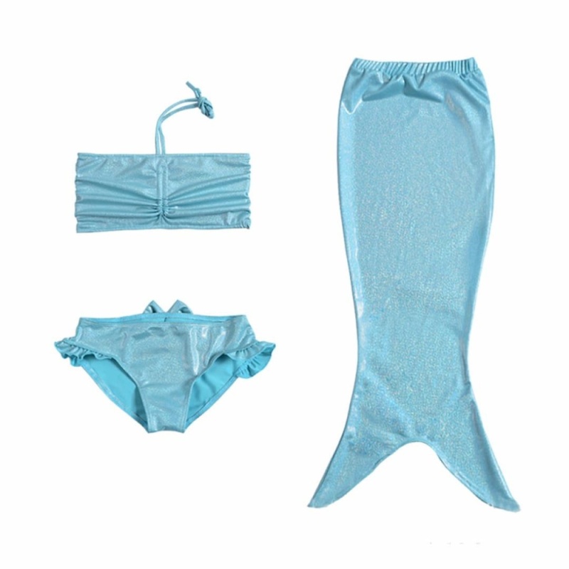 Nơi bán 3 Pcs Mermaid Tail Fashionable Children Cute Swimsuit Swim - Blue - intl