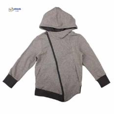 Giá bán Áo khoác trẻ em nam dài tay có mũ liền mùa thu đông 2 lớp ấm áp- ghi-ddcatkids city fashion 0664  