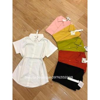 Áo Sơ Mi Công Sở Nữ Tay Ngắn GGSM242 May 2018 - 2 Áo sơ mi công sở nữ tay ngắn GGSM242 - 2