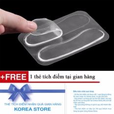 Nơi Bán Bộ 2 miếng lót gót giày silicon êm chân + Tặng kèm 1 thẻ tích điểm tại gian hàng KoreaStore  