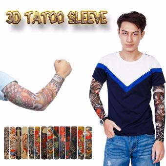 Bộ 5 Đôi Găng Tay Hình Xăm 3d Tattoo Sleeve  